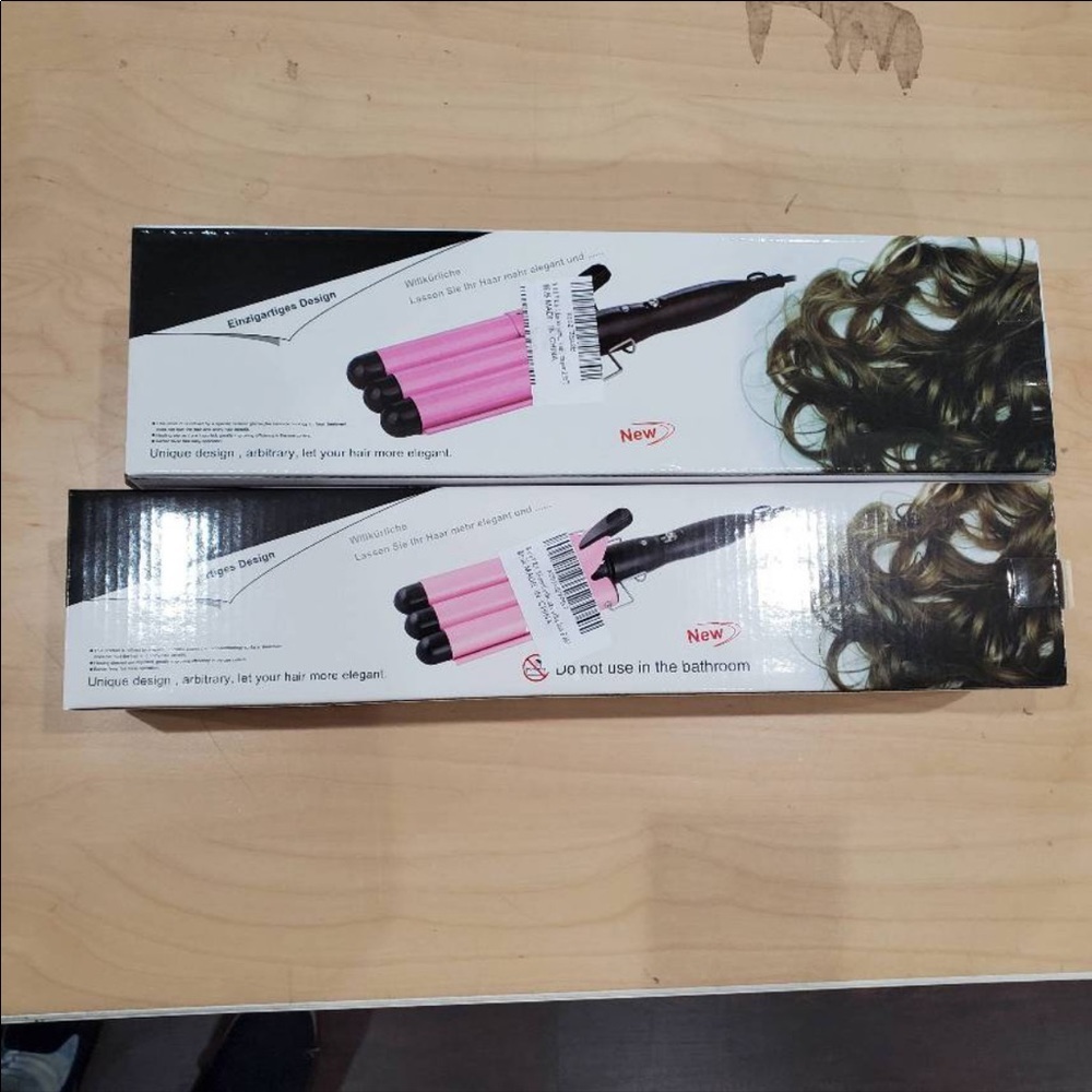 Triple rod hair curling iron - Picture 2 of 8